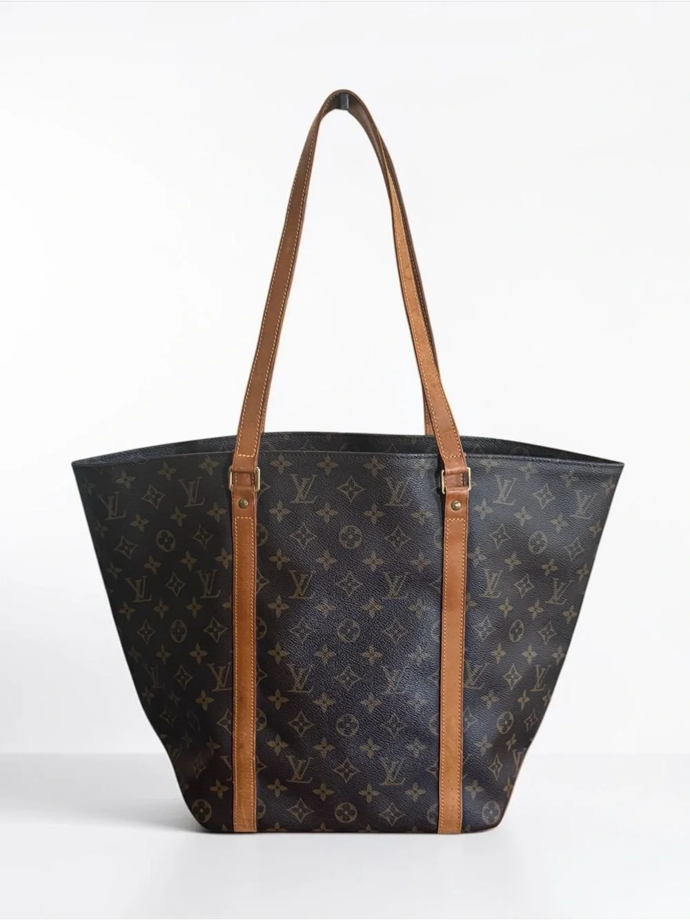 Louis Vuitton Vintage Monogram Sac Shopping Canvas GM Shoulder Tote MB0939
